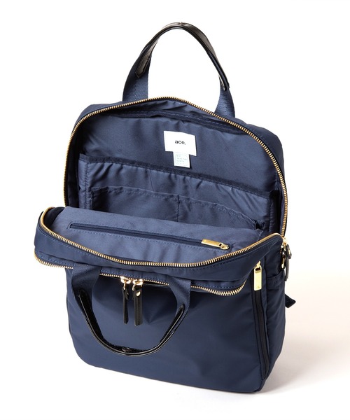 【極美品】ace.　スリファム　2way　リュック　ビジネスバッグ　多機能 ace. スリファム2 ビジネスリュック レディースビジネスシリーズ