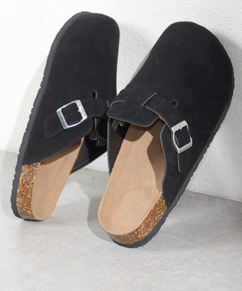 黒 スエード サボ・クロッグサンダル　傷やゴレはないですが使用感はあります！ セール】サボサンダル クロッグサンダル（サンダル）｜AAA+