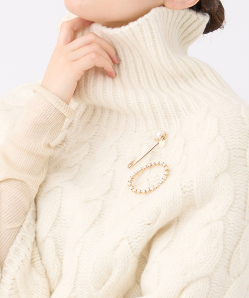 ブローチ 【Junco Paris/ジュンコパリ】big oval resin pearl brooch ブローチ | IENA | 03