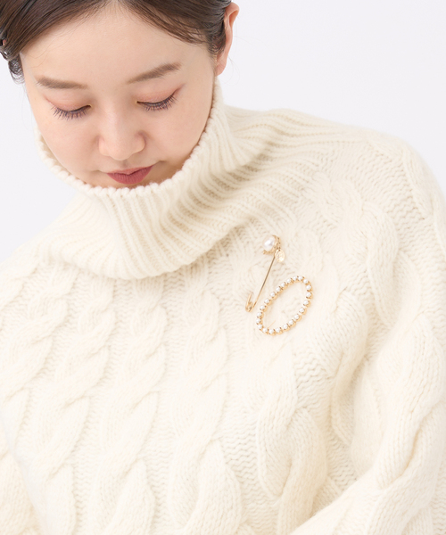 ブローチ 【Junco Paris/ジュンコパリ】big oval resin pearl brooch ブローチ | IENA | 04