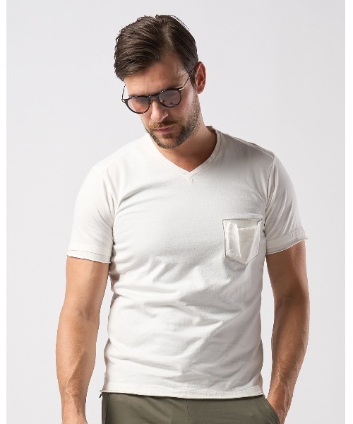 wjk tシャツ leather pocket-T メンズ : ZOZOTOWN Yahoo!店