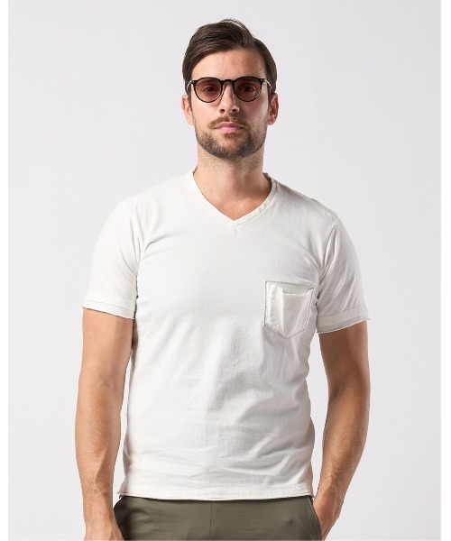 wjk tシャツ leather pocket-T メンズ : ZOZOTOWN Yahoo!店