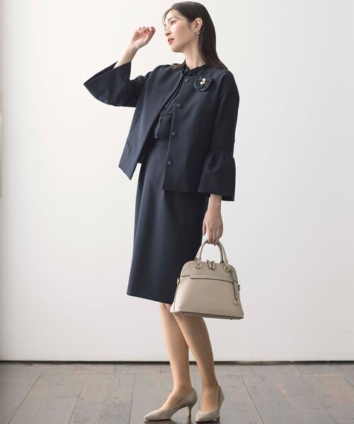 組曲（KUMIKYOKU） スカート 「KUMIKYOKU NAVY」コンフォータブル