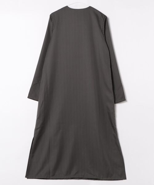 STYLEBLOCK ワンピース ピンストライプVネック開きワンピース