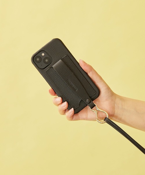 Hashibami - iPhone15 ケース Hashibami スマホケース 「HASHIBAMI」カラバッシュ ストラップ