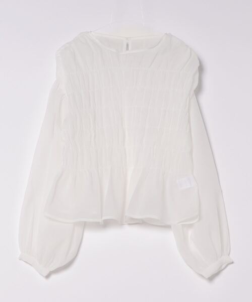 STYLEBLOCK ブラウス シャツ ワッシャーシアーシャーリング
