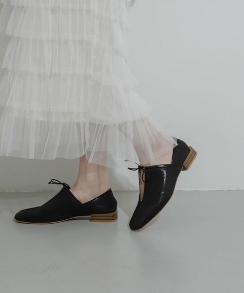 SENSE OF PLACE by URBAN RESEARCH シューズ スクエアトゥレースアップ