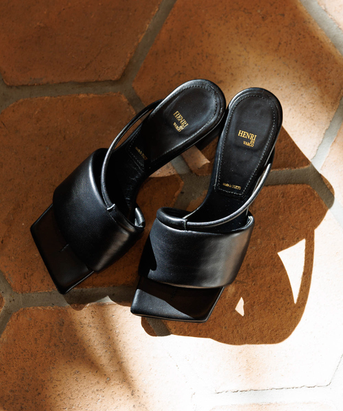 【美品】HENRI EN VARGO メッシュミュール HENRI EN VARGO SONIA ミュールサンダル