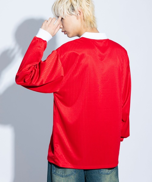 tシャツ re_k by JUNRED / ロングスリーブフットボールゲーム