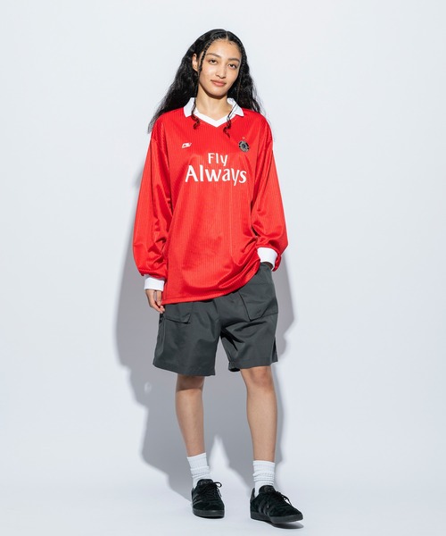 tシャツ re_k by JUNRED / ロングスリーブフットボールゲーム