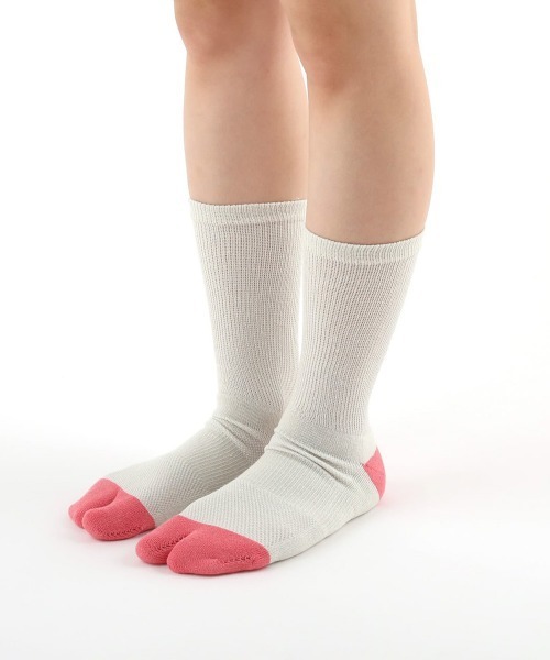 NODAL（ノーダル） 靴下 COTTON LINEN BICOLOR SOCKS コットンリネン