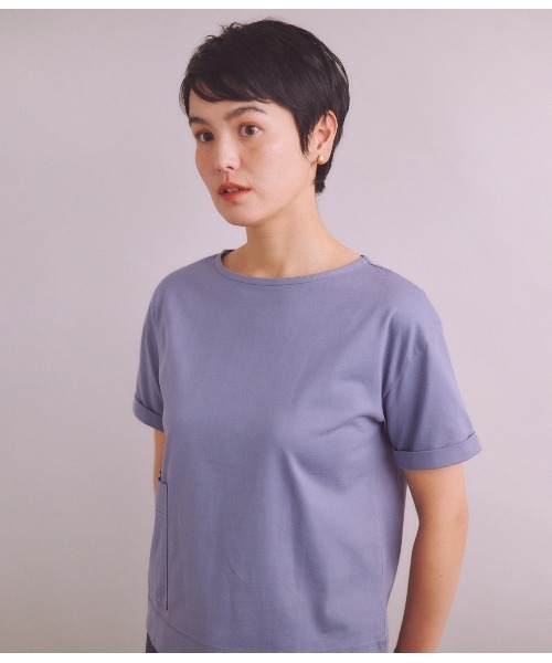 tシャツ Luster Soft Jersey ポケットTシャツ レディース SIPULI tシャツ Luster Soft Jersey ポケットTシャツ レディース