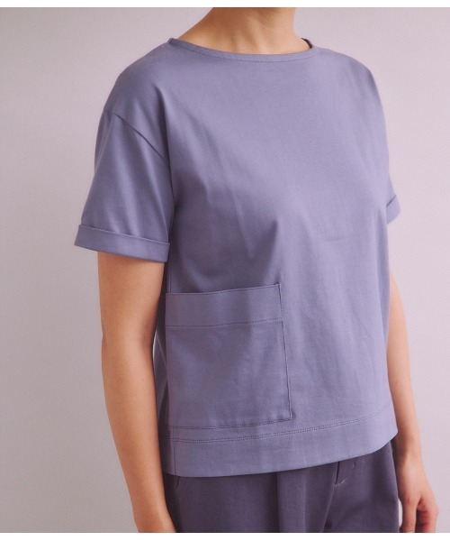 SIPULI tシャツ Luster Soft Jersey ポケットTシャツ レディース