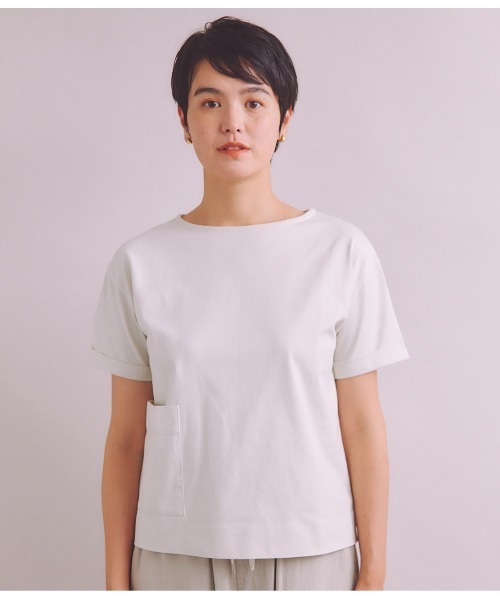 tシャツ Luster Soft Jersey ポケットTシャツ レディース SIPULI tシャツ Luster Soft Jersey ポケットTシャツ レディース