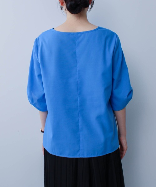 ブラウス シャツ 「L〜5L 大きいサイズ」レーシーフライヨークVネックブラウス 半袖 春夏 レディース L～5L】レーシーフライヨークVネックブラウス | レスウェル