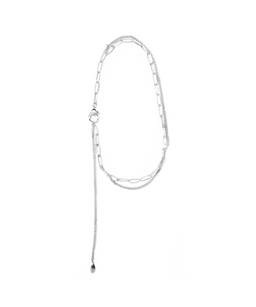 ネックレス 「quip queint」two chain necklace/2チェーン ネックレス レディースの画像