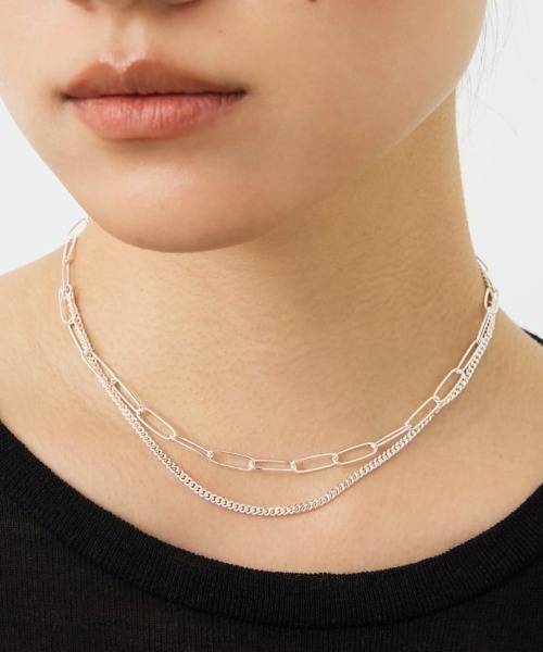 ネックレス 「quip queint」two chain necklace/2チェーン ネックレス レディースの画像
