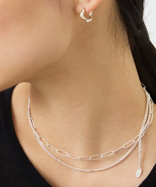 ネックレス 「quip queint」two chain necklace/2チェーン ネックレス レディースの画像