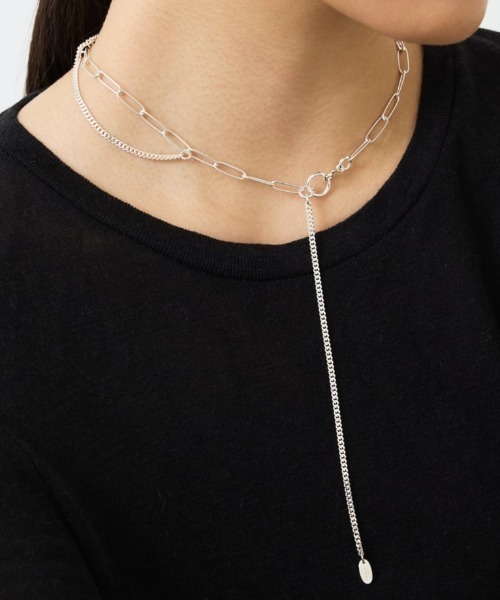 ネックレス 「quip queint」two chain necklace/2チェーン ネックレス レディースの画像
