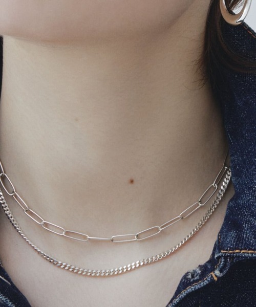 ネックレス 「quip queint」two chain necklace/2チェーン ネックレス レディースの画像