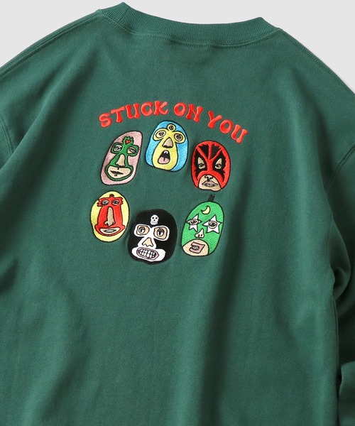 gym master トレーナー スウェット 10.3oz STUCK ON YOU刺繍スウェット