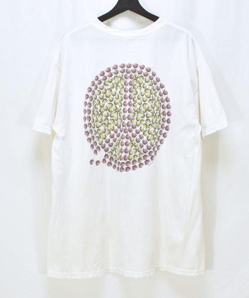 【一点物】 リメイク 古着 ヴィンテージ Tシャツ y2k 韓国 総柄 派手 VINTAGE tシャツ 「ヴィンテージ古着」00's Y2K てんとう虫
