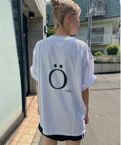 tシャツ 「ZOZOTOWN限定」LHP×momo/Organic cotton「aurinkoo」print T (UNISEX)/lhpmom レ