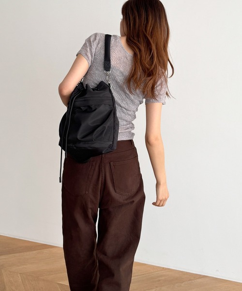 【merry 】CANAL JEAN 2wayバッグ キャナルジーン CANAL JEAN diggity スエード2wayバッグ