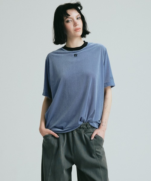 ESSENTIAL（DOUBLE STANDARD CLOTHING） tシャツ トリコットベロアT