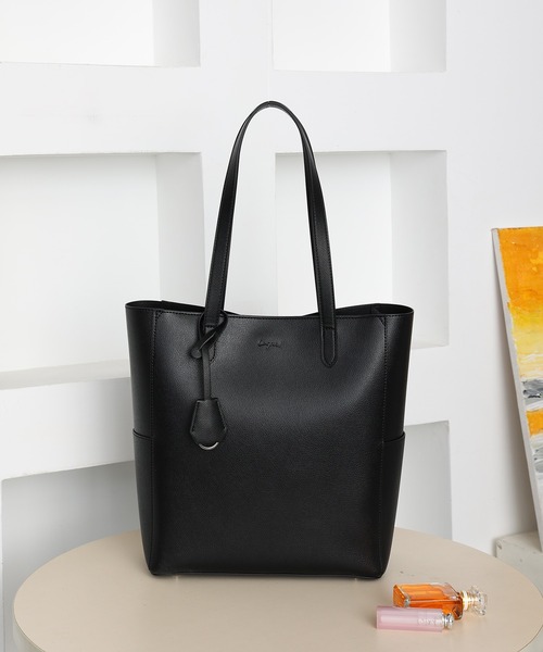 【ungrid】トートバッグ BLACK Ungrid トートバッグ 「Ungrid/アングリッド」キーハウス付き