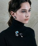 ブローチ 「IRIS 47」eye brooc...の詳細画像2