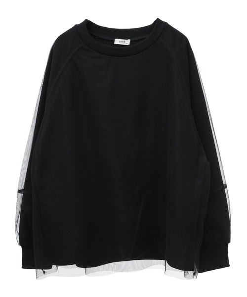 earth music&ecology tシャツ シアーレイヤードプルオーバー 