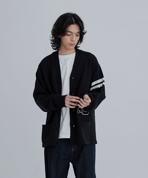 SKOOKUM（スクーカム） カーディガン SKOOKUM×coen別注レタード