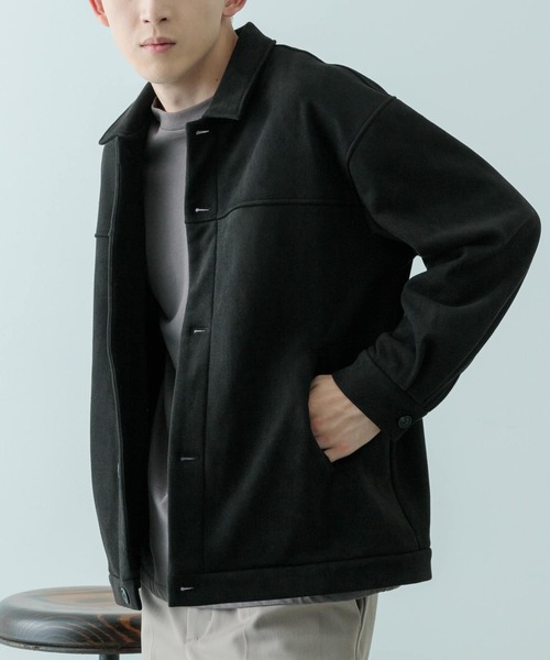 Cider◆フリース裏地 ポケット ジャケット【送料込み】 ITEMS URBANRESEARCH コート ジャケット 裏フリース F.S. ボタン