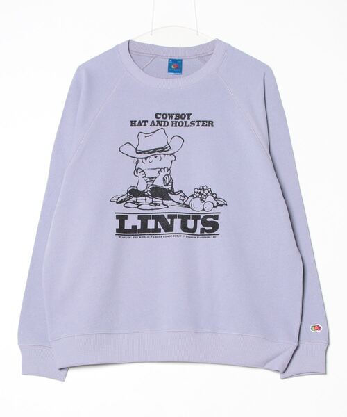 トレーナー スウェット 「FRUIT OF THE LOOM/フルーツオブザルーム」FTL×PEANUTSラグラン甘編みスエット レディース