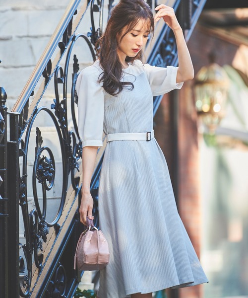 LAISSE PASSE 「LAISSE PASSE」 半袖ワンピース LARGE ブラック