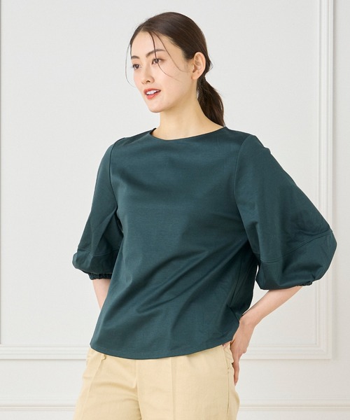 tシャツ デザインスリーブプルオーバーカットソー レディース