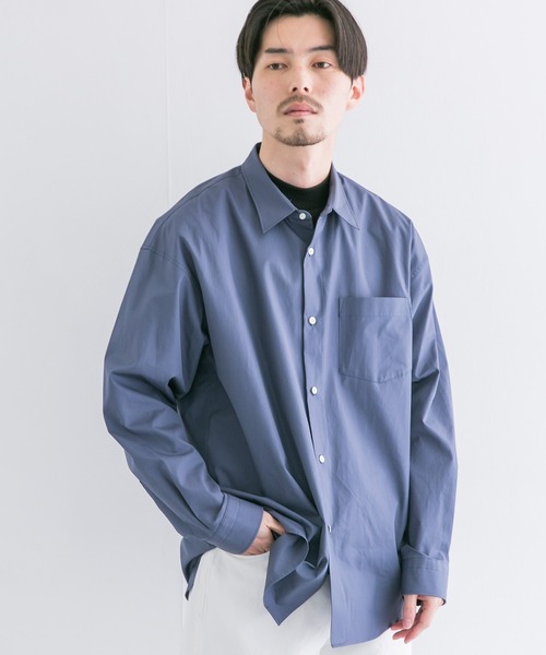 THOMAS MASON」 長袖シャツ MEDIUM グレー メンズ : 88781676 
