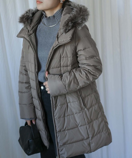モディファイ　インナーダウンコート付　コート　2点セット モディファイ インナーダウンコート付 コート 2点セット