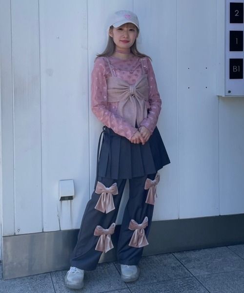 Candy Stripper RIBBON SHEER CHOKER トップス レディース