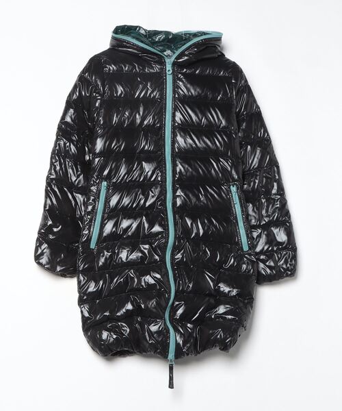 れれ✨デュベティカ アイダ キルティング ダウンジャケット フォックス DUVETICA（デュベティカ） キルティングダウンコート 38 ブラック