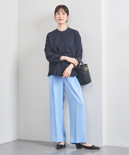 UNITED ARROWS ブラウス シャツ フロントフリル レディース