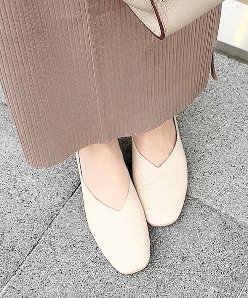 パンプス スクエアトゥフラットシューズ : ZOZOTOWN Yahoo!店 - 通販