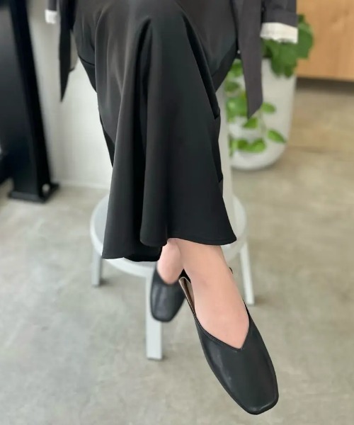 パンプス スクエアトゥフラットシューズ : ZOZOTOWN Yahoo!店 - 通販