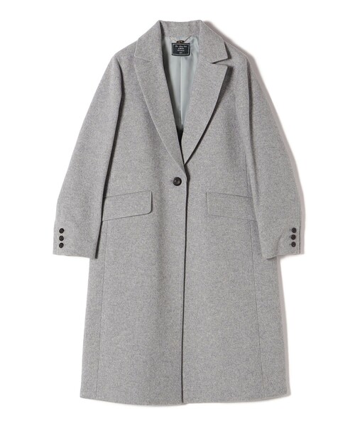 SHIPS（シップス） チェスターコート 38 グレー レディース : ZOZOTOWN