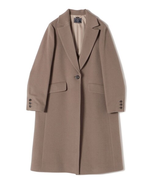 SHIPS（シップス） チェスターコート 38 グレー レディース : ZOZOTOWN