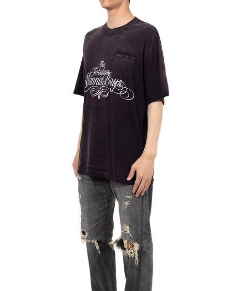 【国内買付】KAMIYA Distressed Pocket Tee カミヤ Tシャツ ロゴ KAMIYA tシャツ Distressed Pocket T-shirt メンズ : ZOZOTOWN