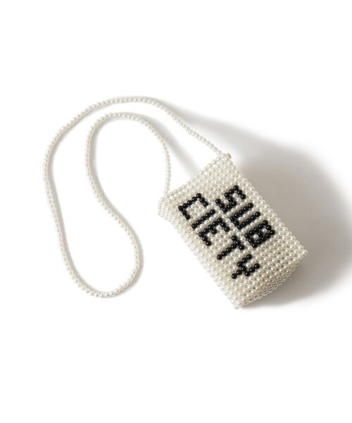 Subciety（サブサエティ） ショルダーバッグ Pearl shoulder bag 
