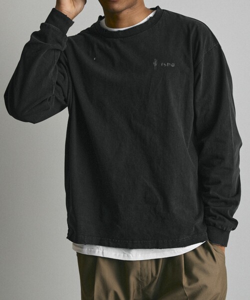 Firsthand（ファーストハンド） tシャツ ダメージ加工 ワンポイント