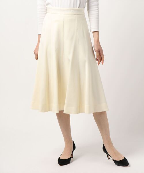 新品 ANAYI ホワイト フレアスカート サイズ38 ANAYI（アナイ） フレアスカート 38 ホワイト レディース : ZOZOTOWN